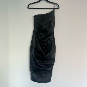 Nookie Black One-Shoulder Dress